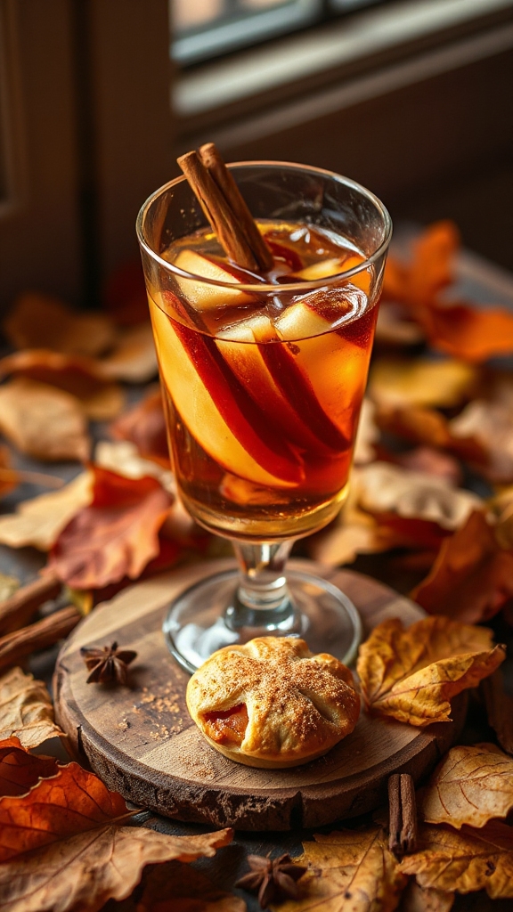 seasonal apple pie cocktail