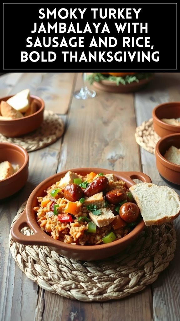 Smoky Turkey Jambalaya With Sausage and Rice, Bold Thanksgiving