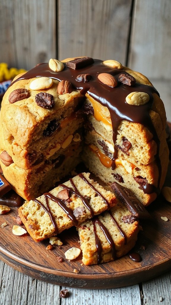 snickers cookie cake recipe snickers cookie cake recipe