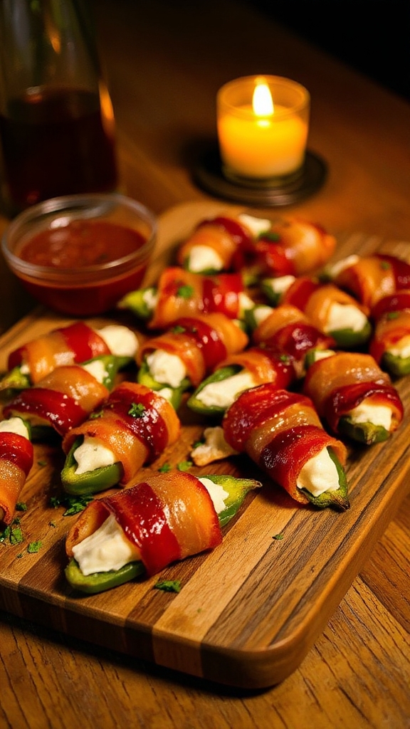 spicy bacon wrapped jalape o poppers