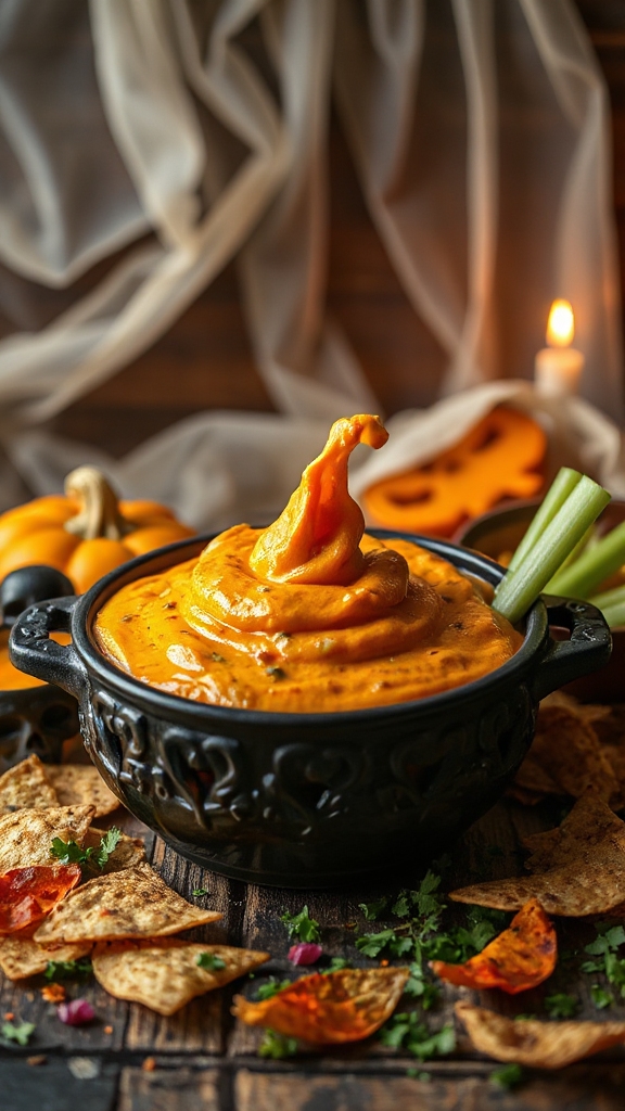 spicy creamy buffalo chicken dip