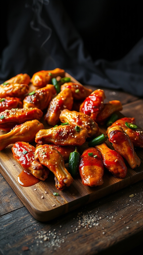 spicy ghost pepper wings