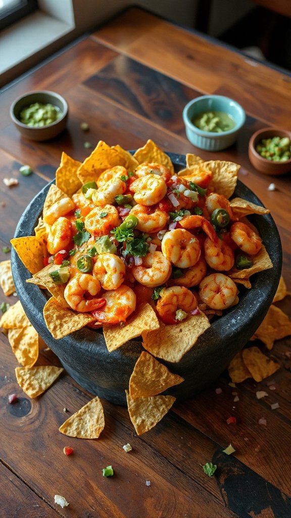 spicy shrimp nachos recipe spicy shrimp nachos recipe