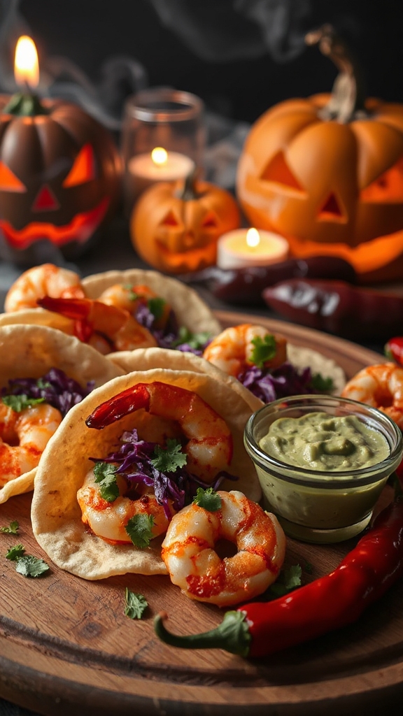 spicy shrimp taco delight