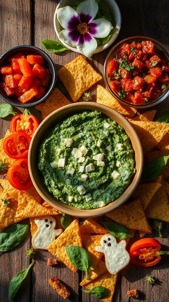 spinach tomato creamy dip spinach tomato creamy dip