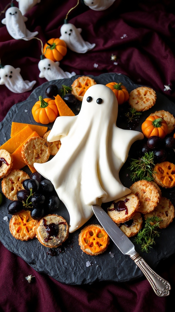 spooky cheese platter delight