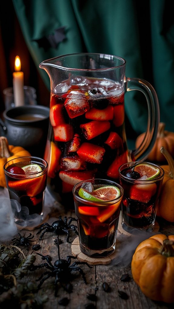 spooky cherry cola punch spooky cherry cola punch