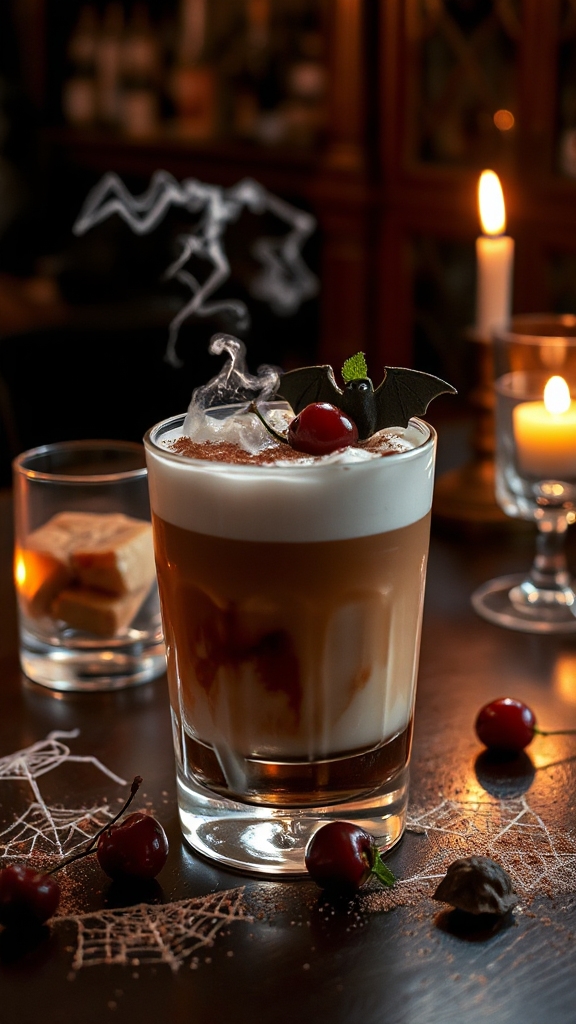 spooky creamy cocktail delight