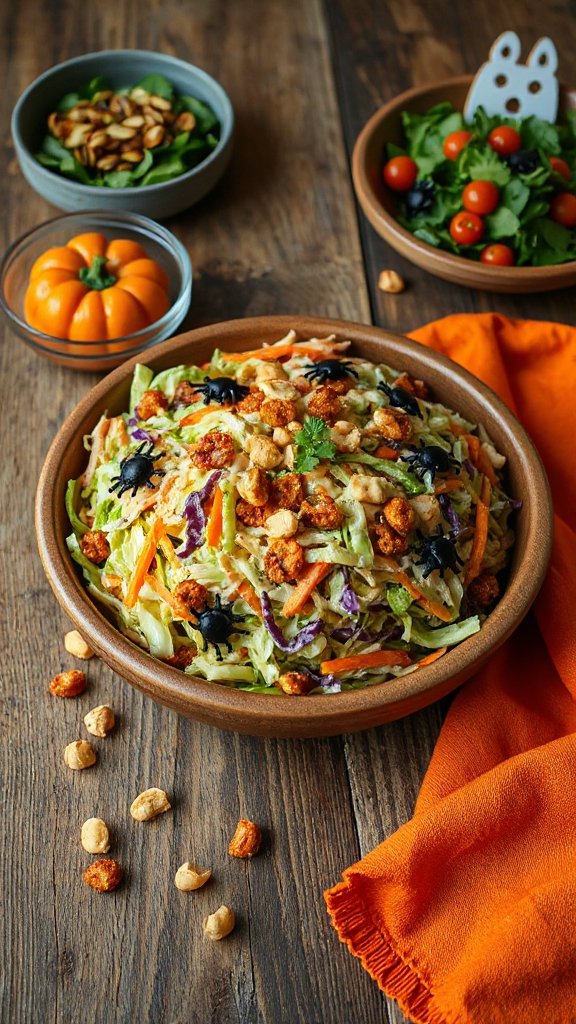 spooky crunchy coleslaw recipe spooky crunchy coleslaw recipe