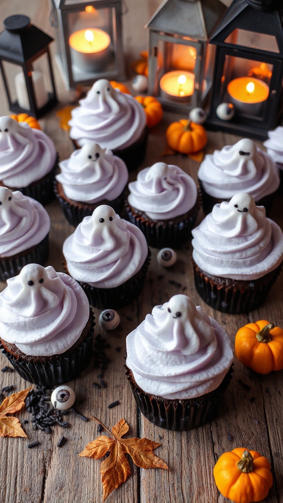 spooky cupcake serving ideas