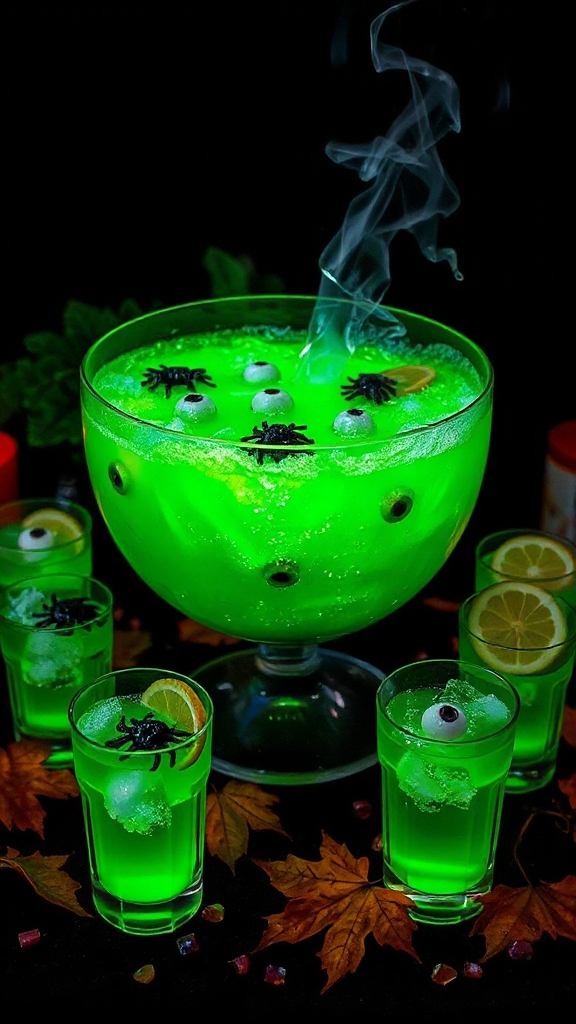 spooky delicious green punch