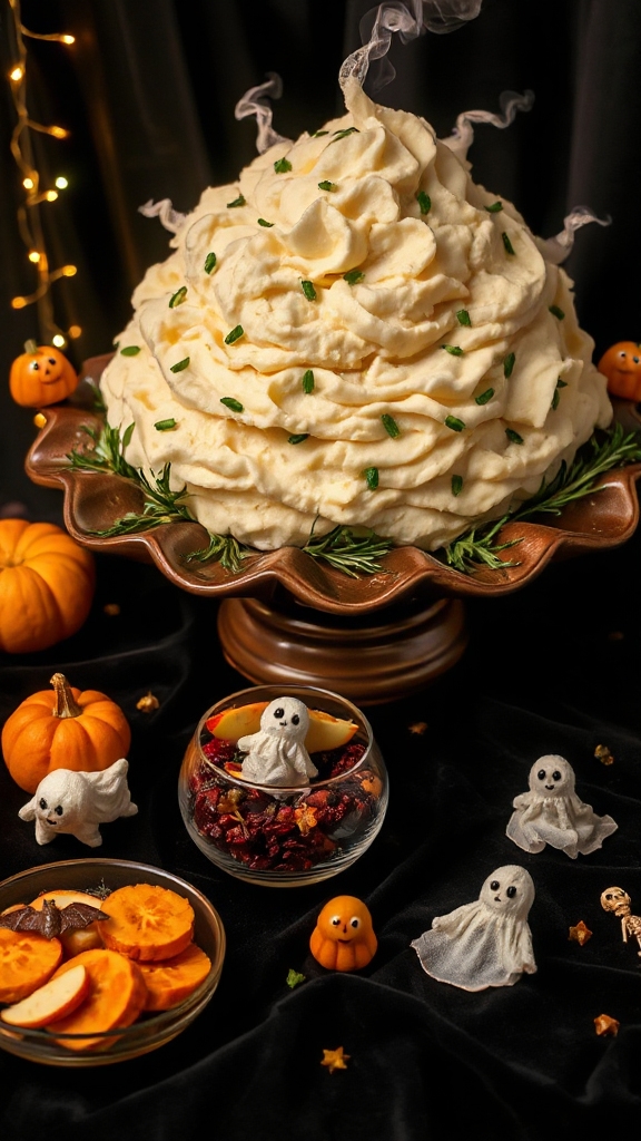 spooky delicious mashed potatoes