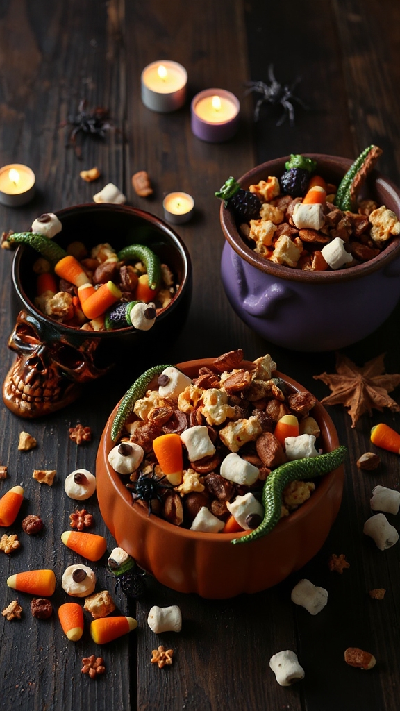 spooky eye shaped cheese snacks