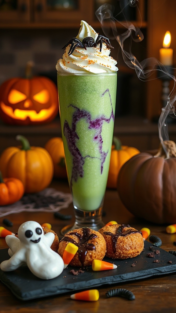 spooky festive halloween shake