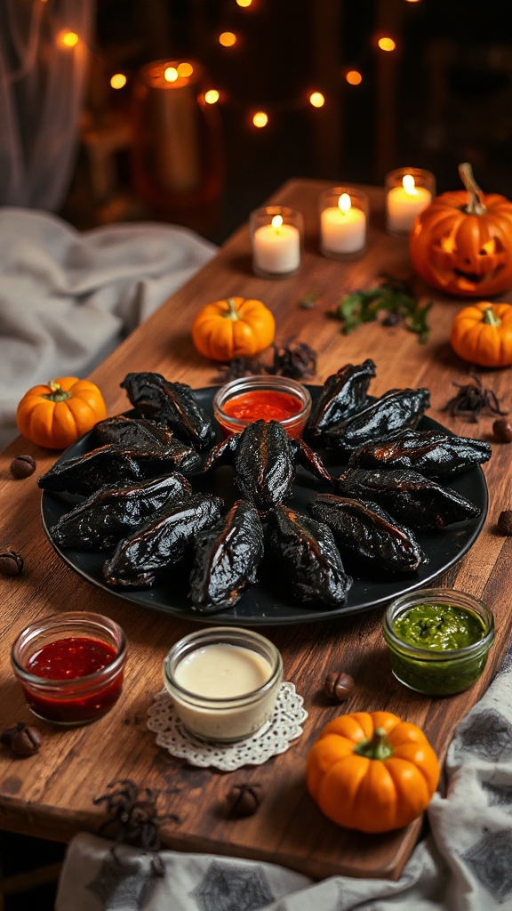 spooky flavorful bat wings