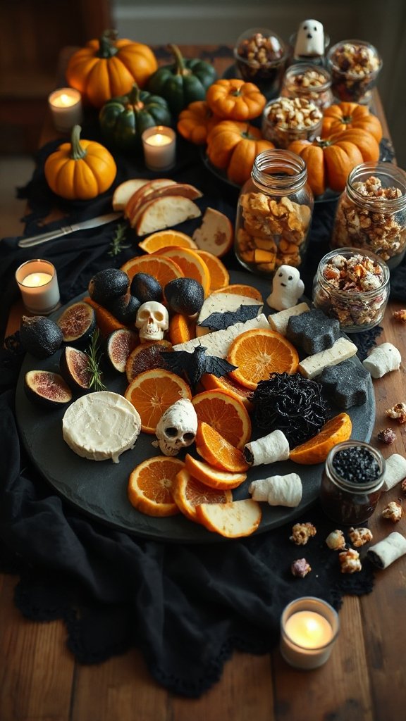 spooky fruit cheese platter spooky fruit cheese platter
