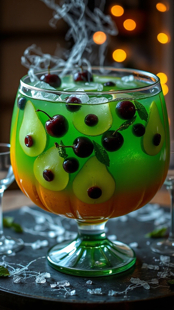 spooky fruity halloween punch