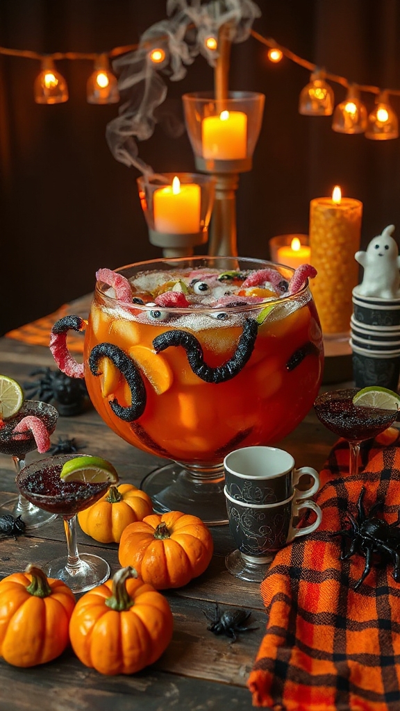 spooky fruity halloween punch