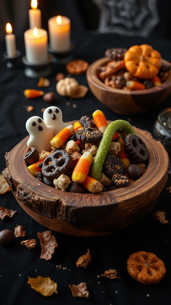 spooky ghostly gummy treats