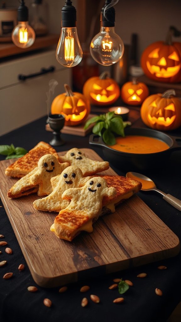 spooky grilled cheese sandwiches spooky grilled cheese sandwiches