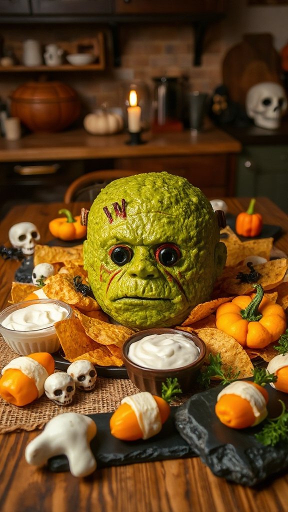 spooky halloween avocado dip spooky halloween avocado dip
