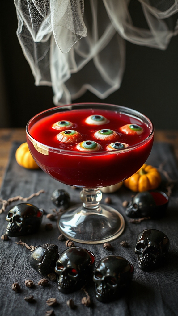 spooky halloween berry beverage