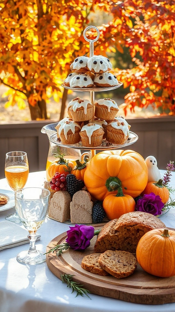 spooky halloween brunch toast