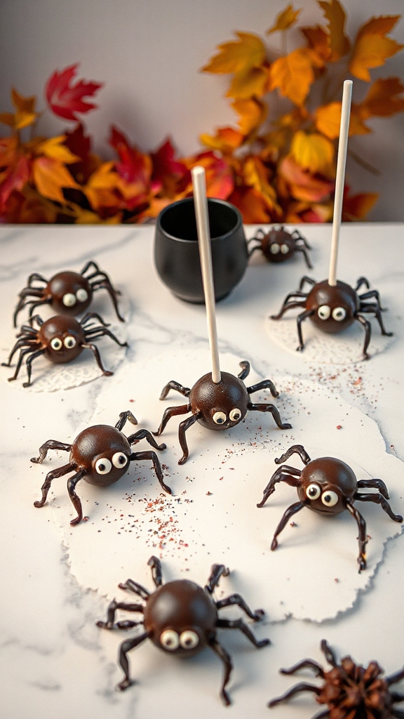 spooky halloween cake pops