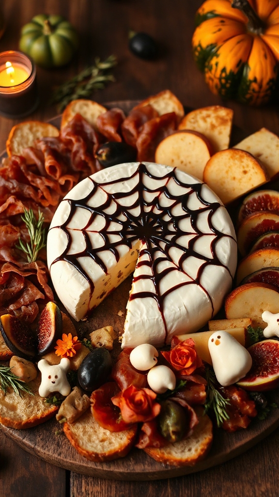 spooky halloween charcuterie board