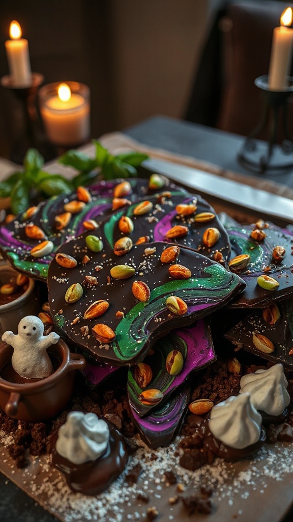 spooky halloween chocolate treat