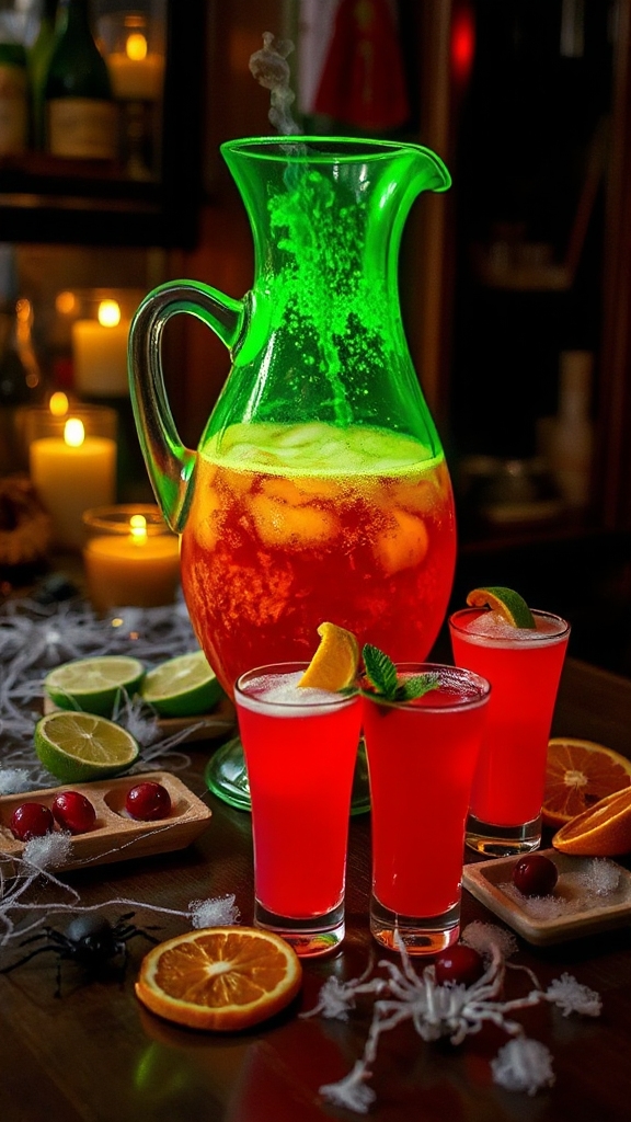 spooky halloween cocktail shooter