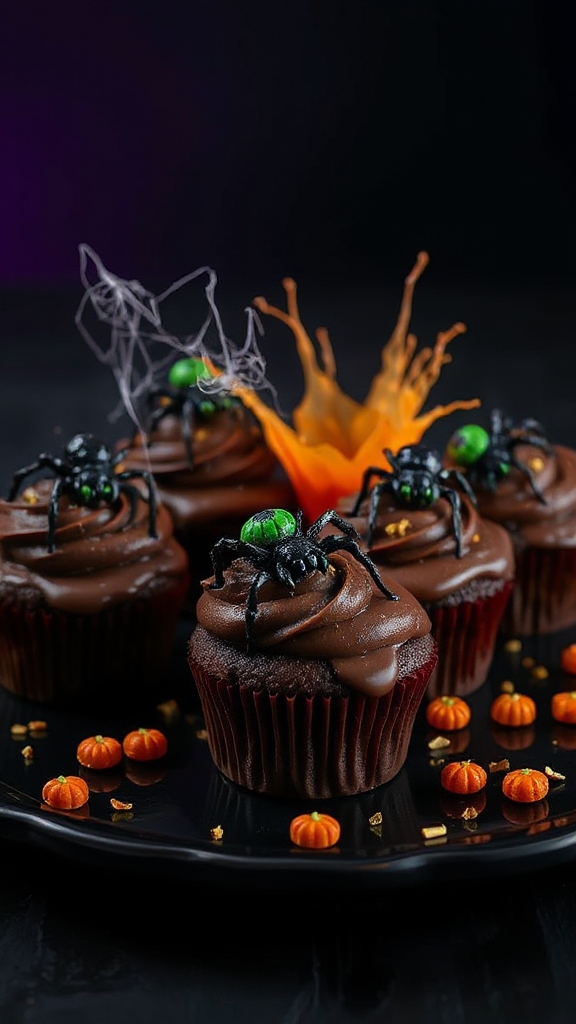 spooky halloween cupcake delight