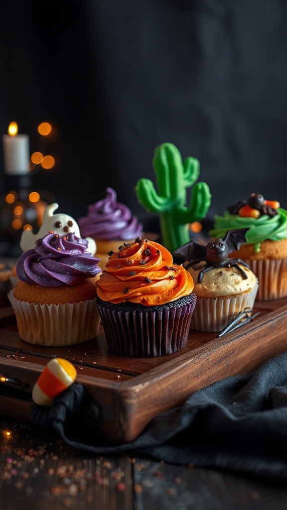 spooky halloween cupcake treat