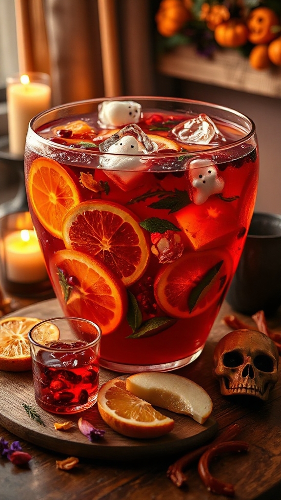 spooky halloween fruit punch
