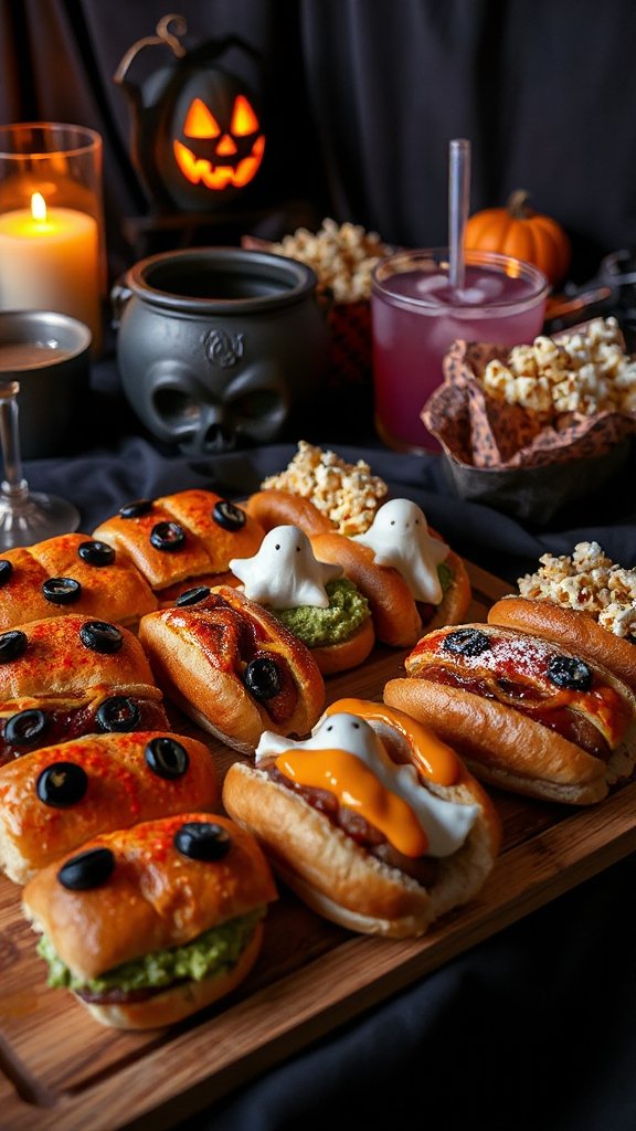 spooky halloween hot dogs spooky halloween hot dogs