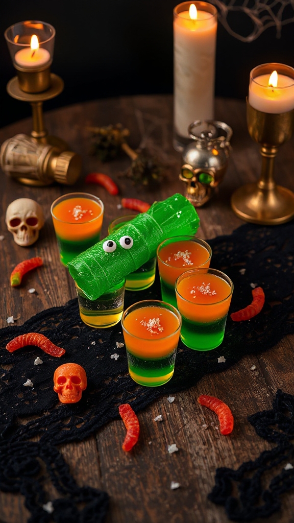 spooky halloween jello shots