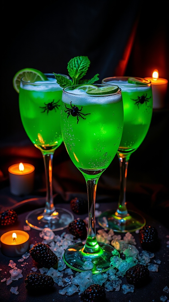spooky halloween mojito delight