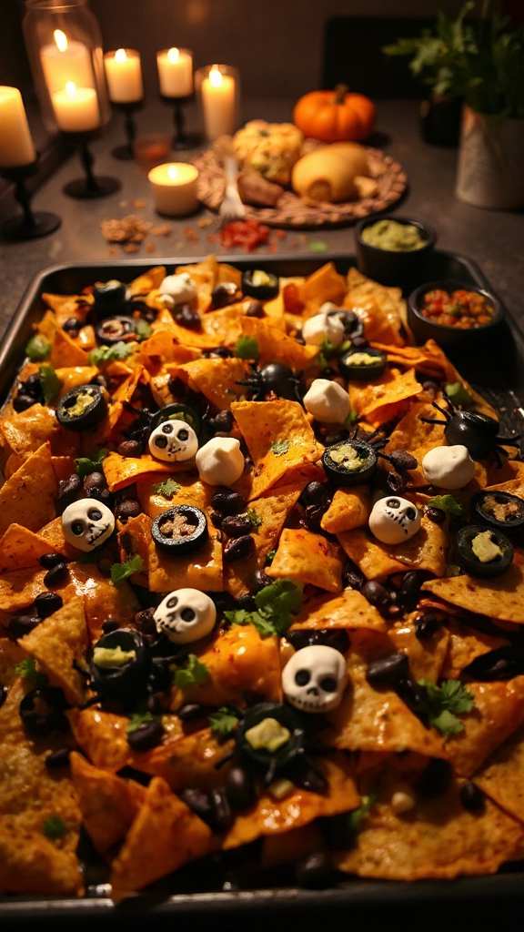 spooky halloween nachos recipe