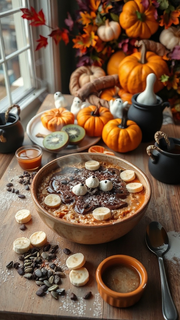 spooky halloween oatmeal recipe