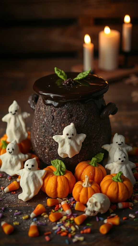 spooky halloween rice treats