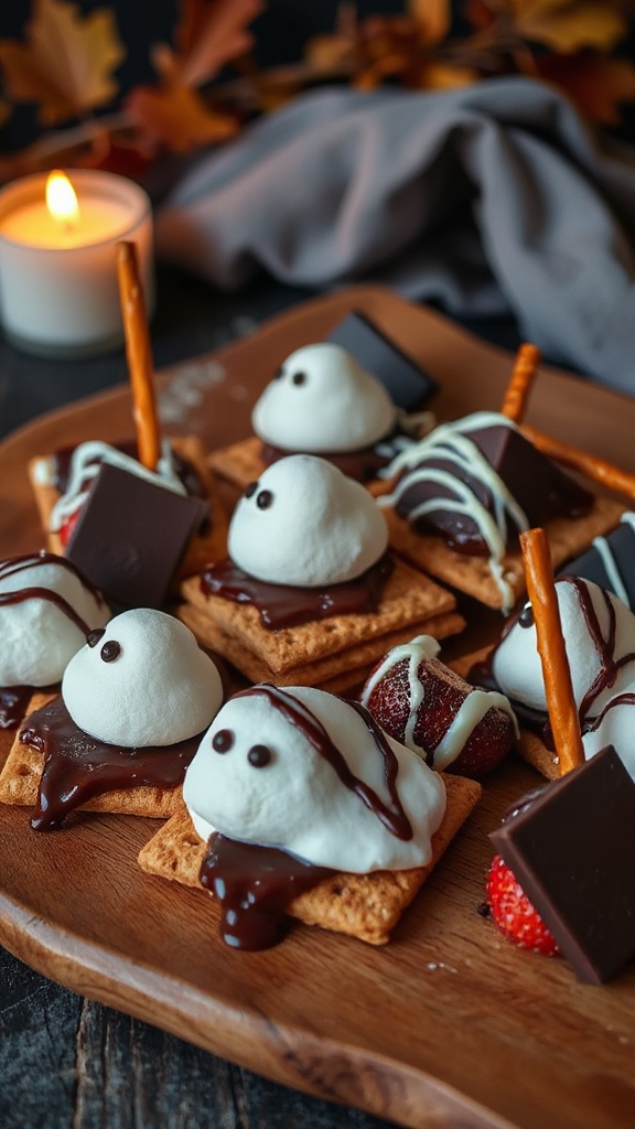 spooky halloween s mores treats
