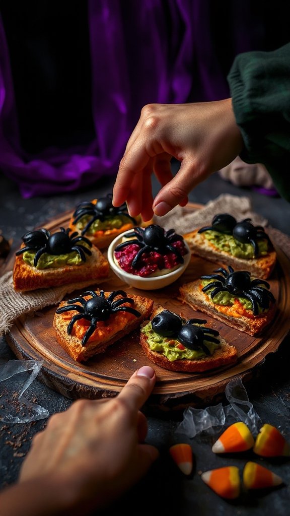 spooky halloween sandwich spiders spooky halloween sandwich spiders