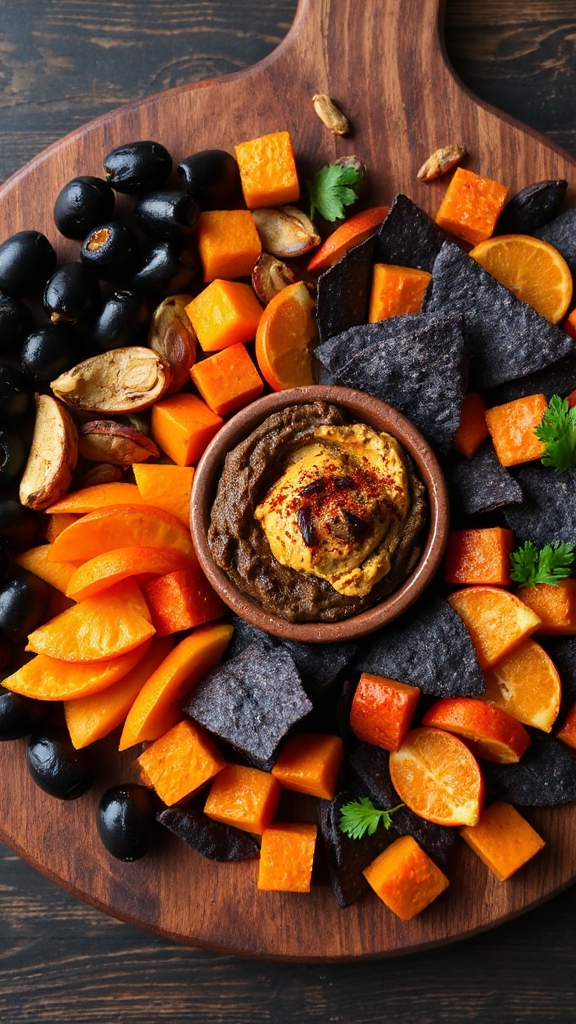 spooky halloween snack medley