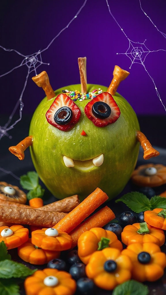 spooky healthy halloween snack