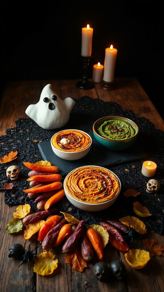 spooky hummus halloween platter spooky hummus halloween platter
