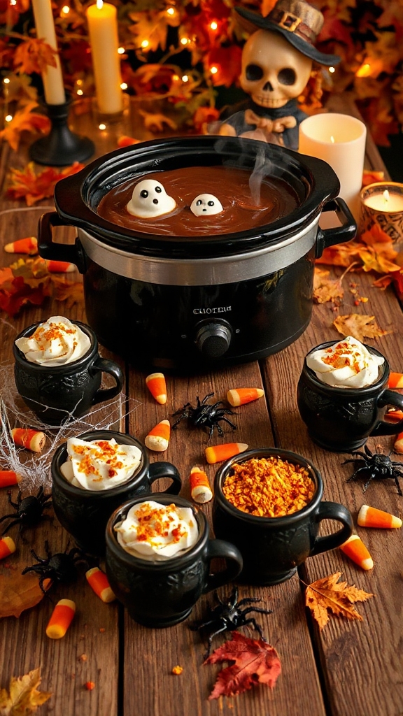 spooky indulgent chocolate beverage