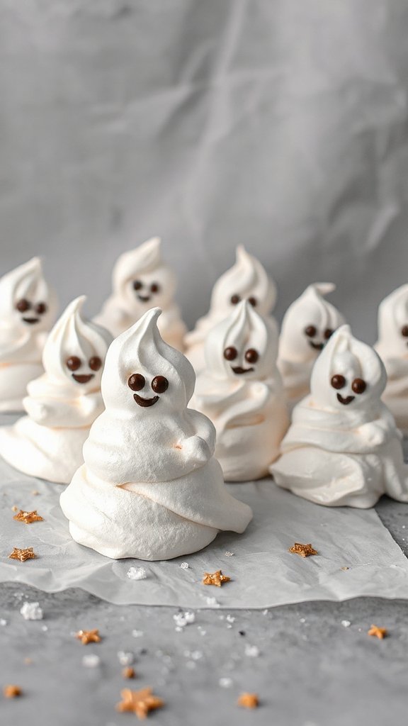 spooky meringue ghost treats spooky meringue ghost treats
