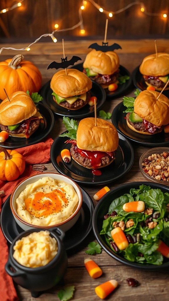 spooky mini burger delight spooky mini burger delight