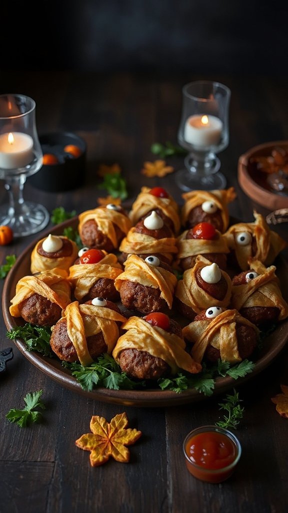 spooky mummy meatball recipe spooky mummy meatball recipe