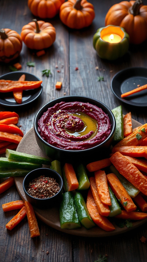 spooky nutritious halloween dip